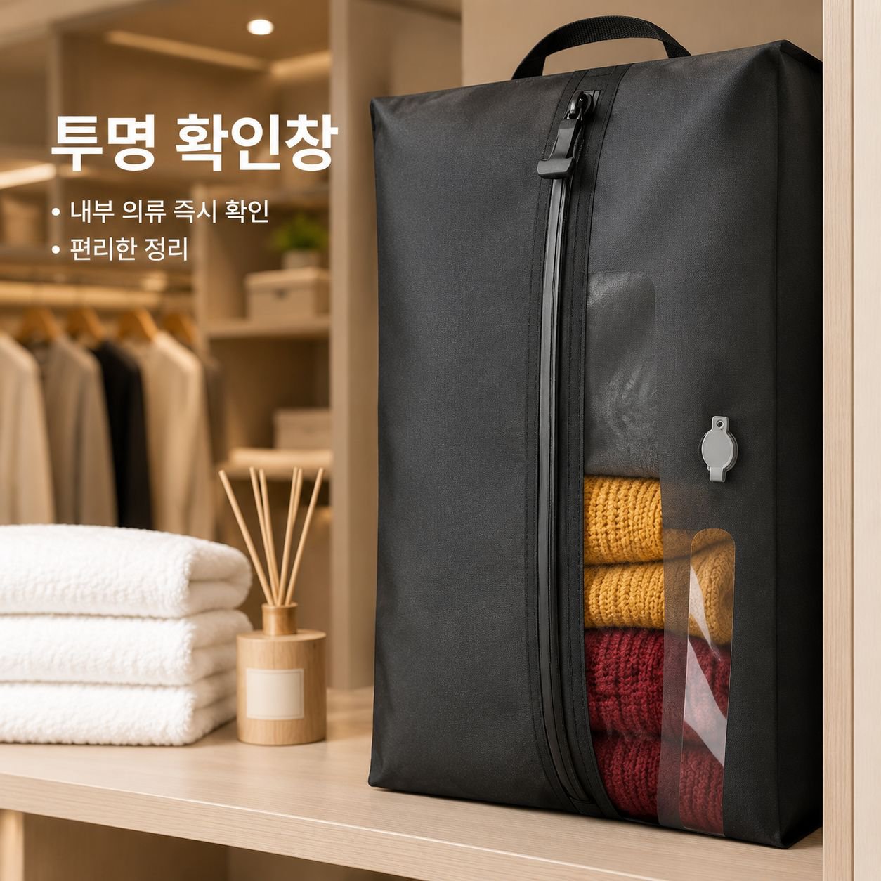 의류 보관용 진공 압축 백