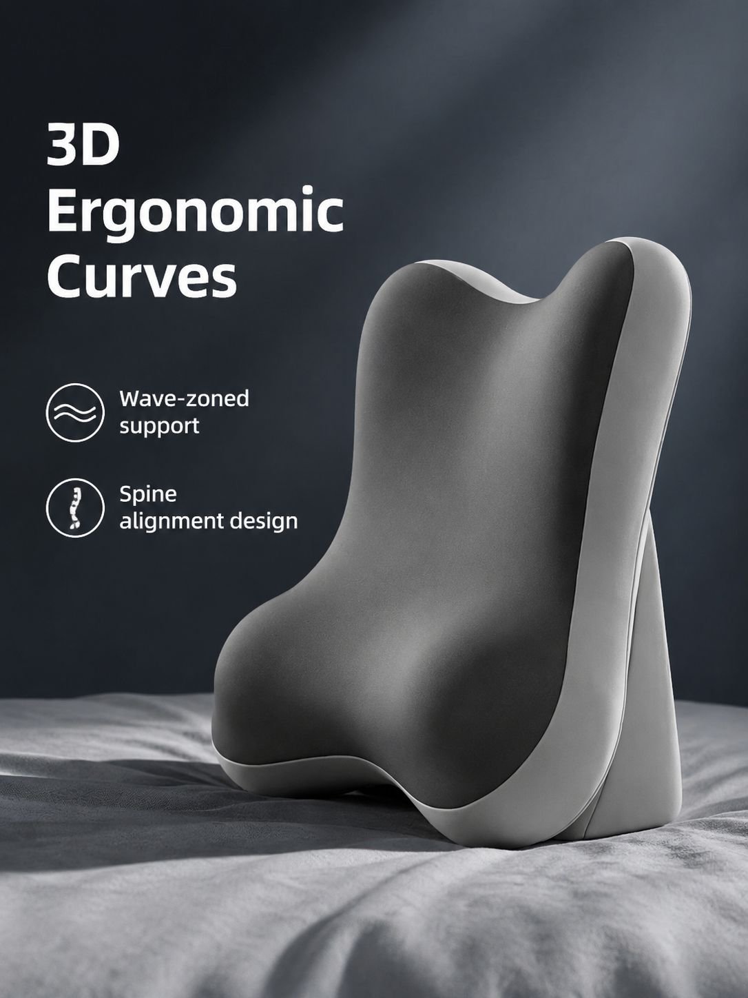 Headboard cushion can be adjusted to different slopes to protect the neck and waist. 