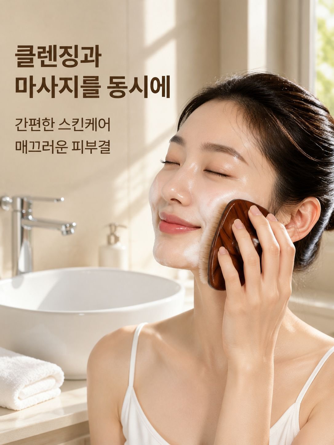 다기능 얼굴 마사지 브러시
