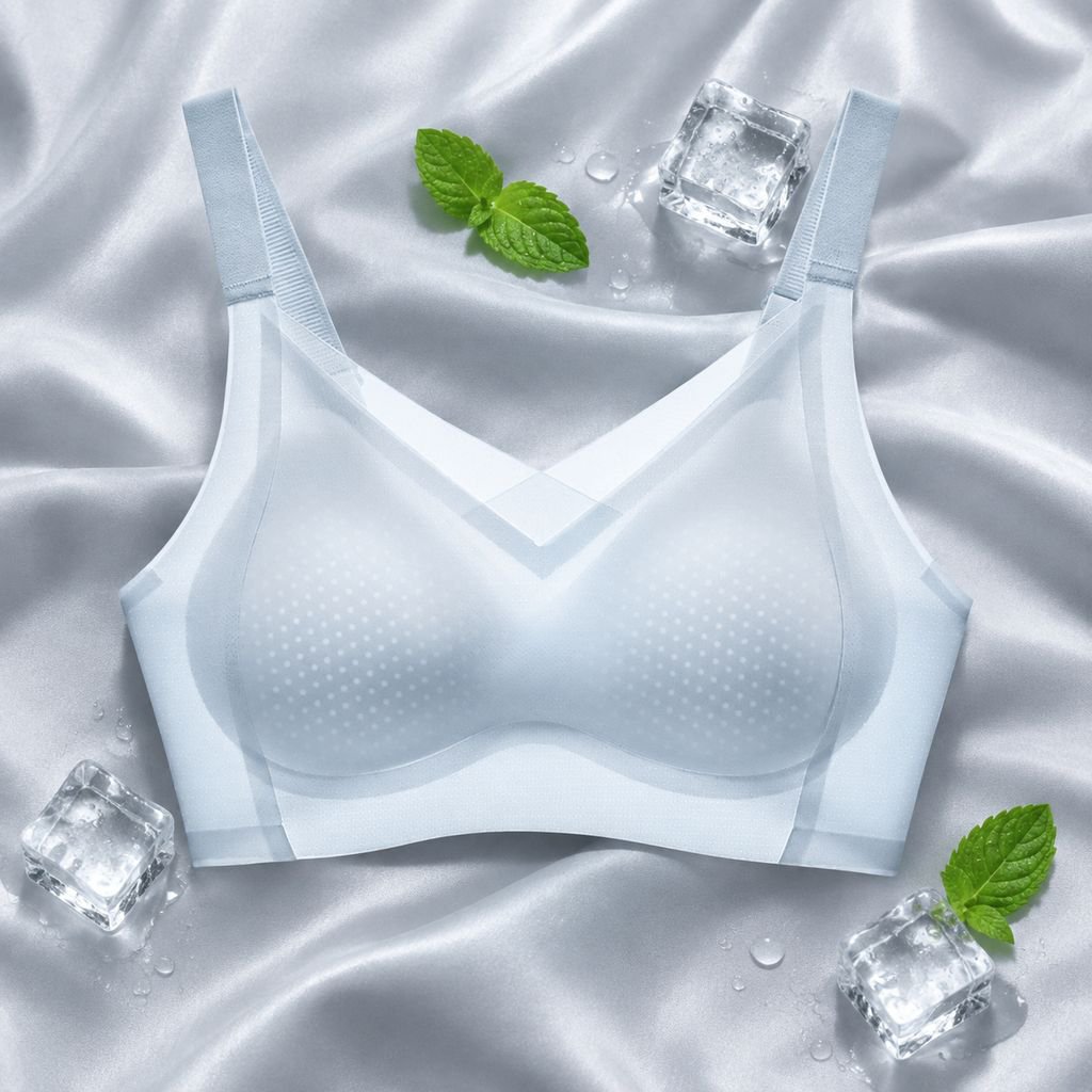 女性用超薄シームレスアイスブラ