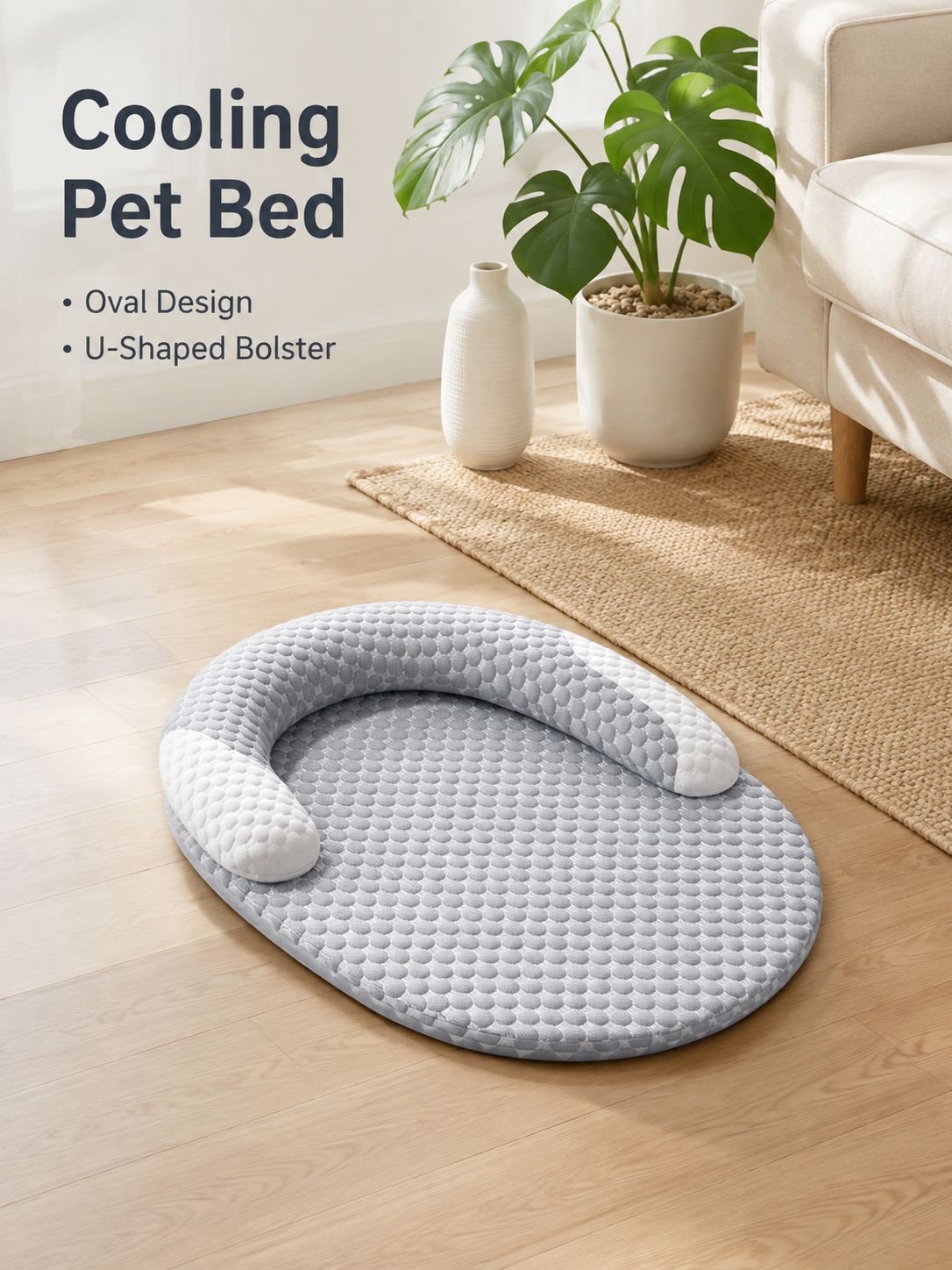 Pet washable cooling bed