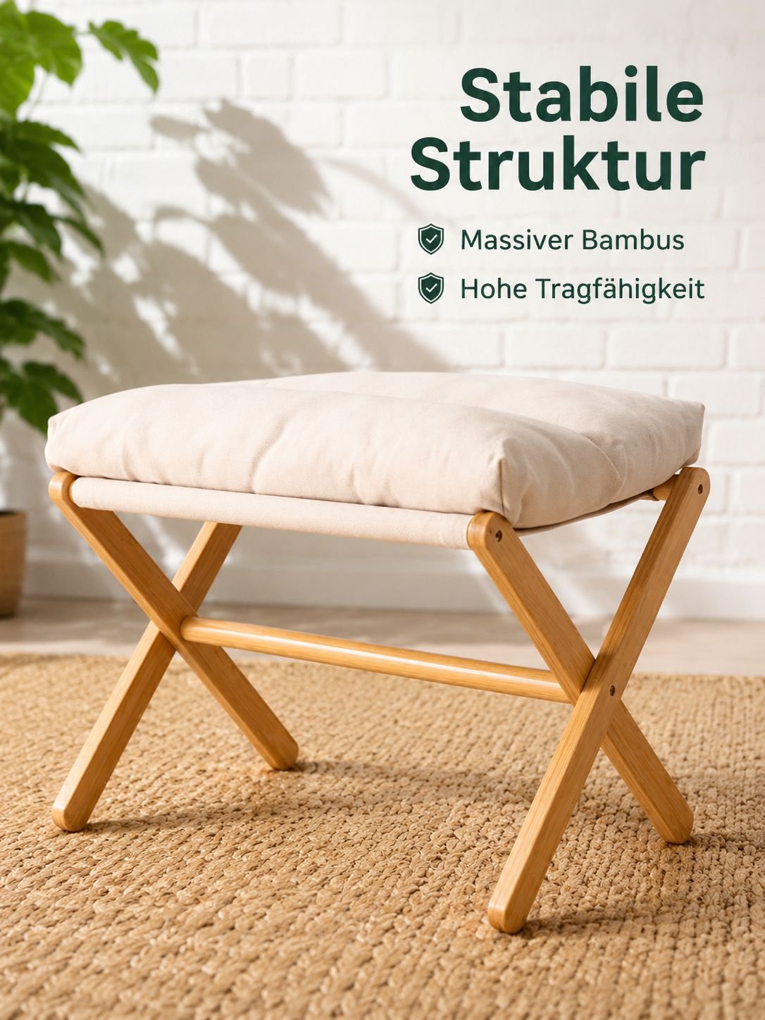 Tragbarer Hocker/Fußhocker