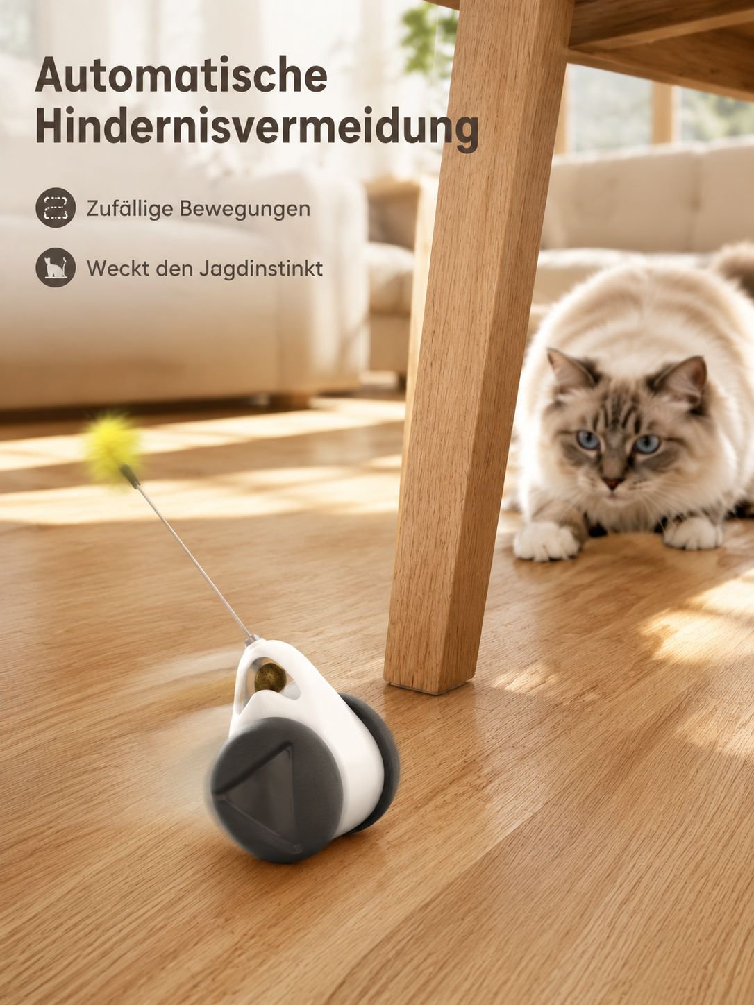 Intelligentes interaktives Katzenspielzeug