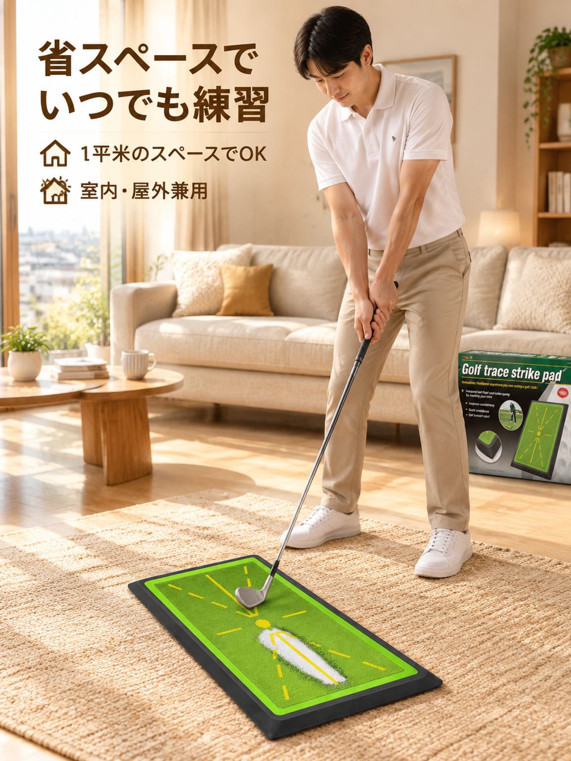 ゴルフスイング練習マット