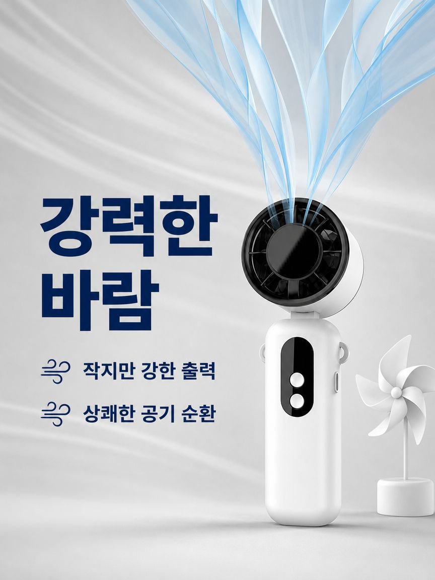 고속 얼음찜질 소형 손 선풍기 야외 휴대용 목걸이 선풍기