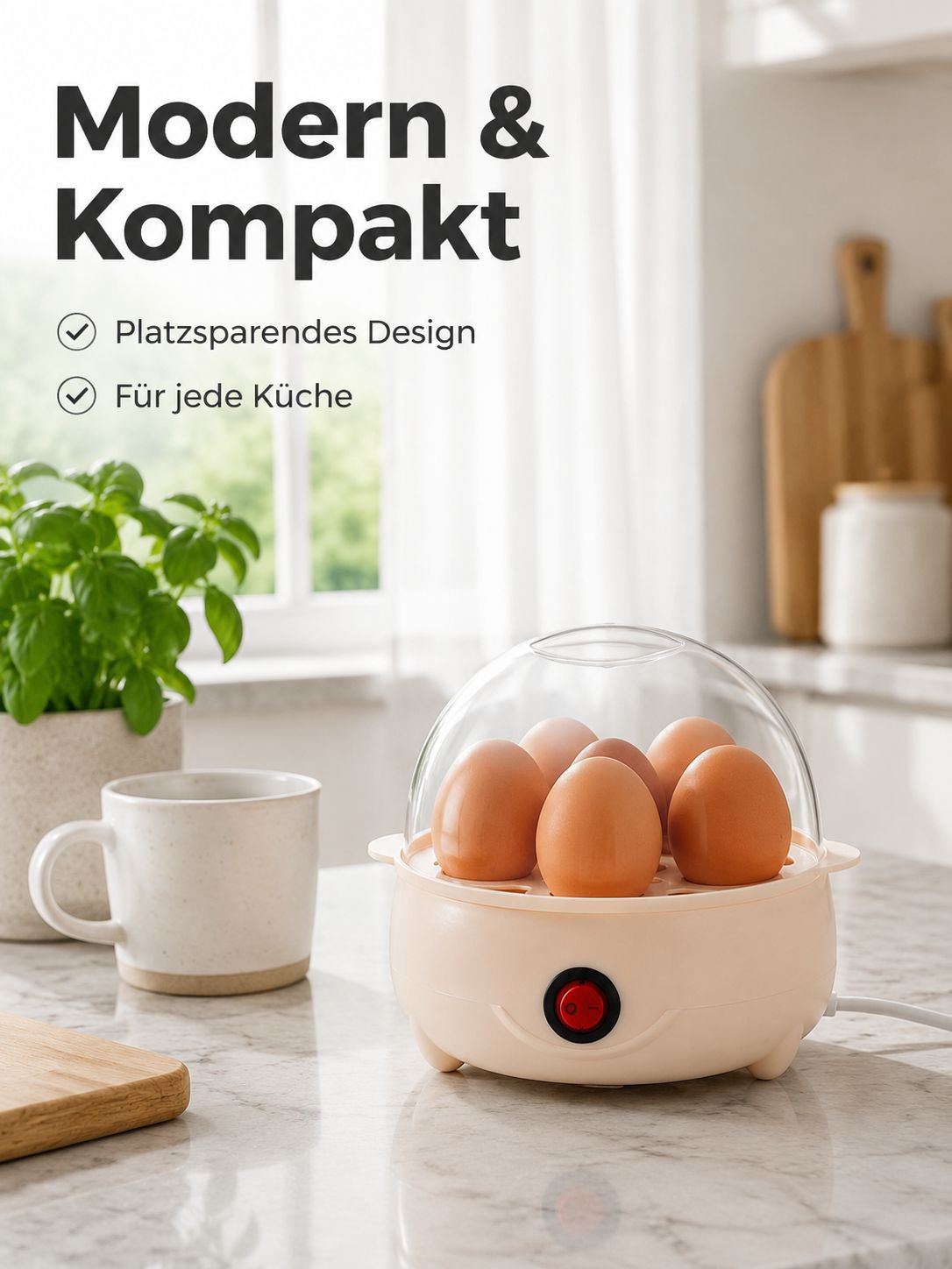 Dampfgargerät für Eierpudding – Haushaltsgerät