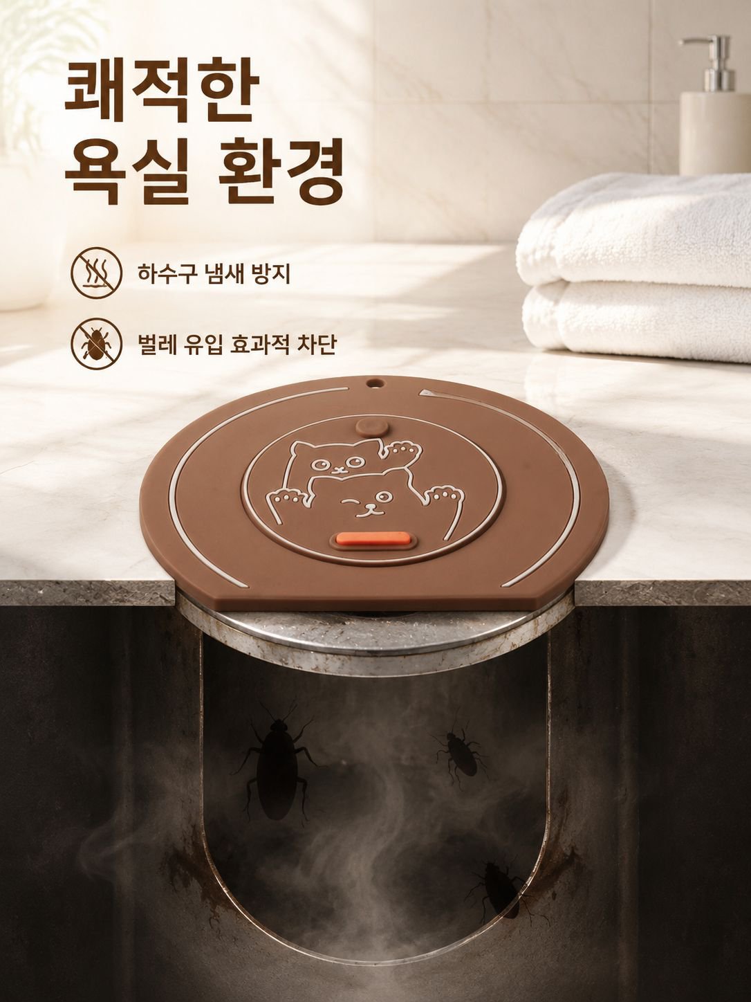 다기능 배수구 커버