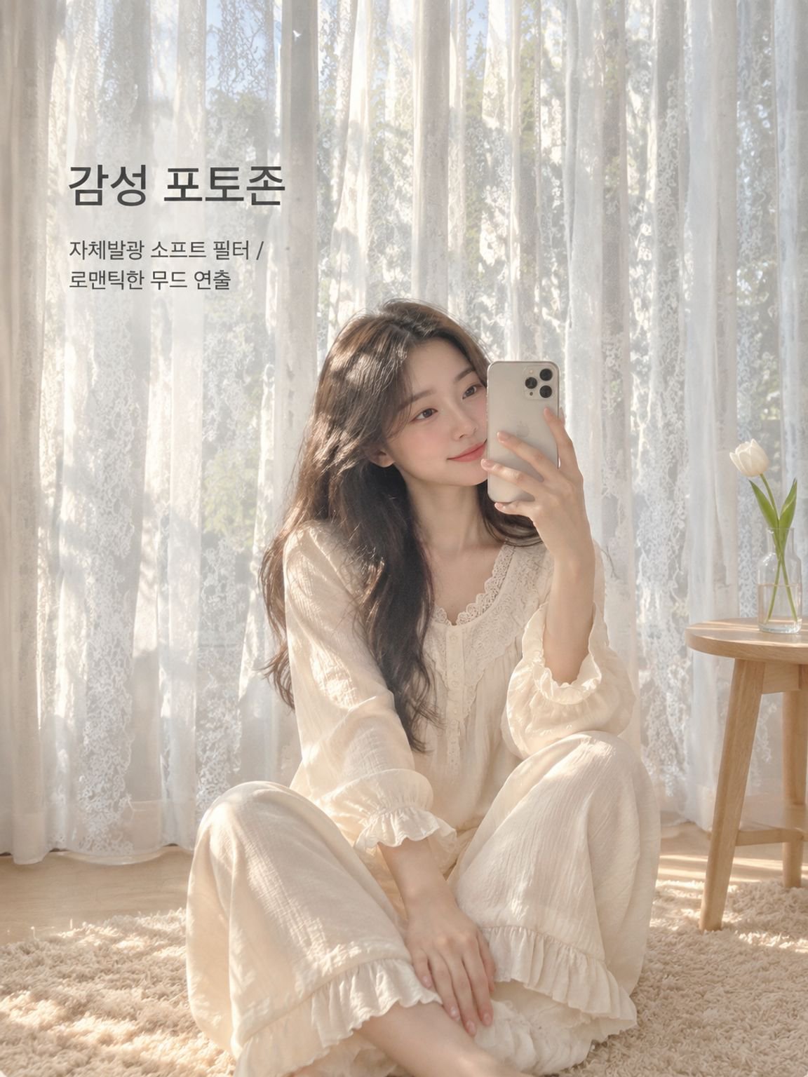 거실용 레이스 커튼
