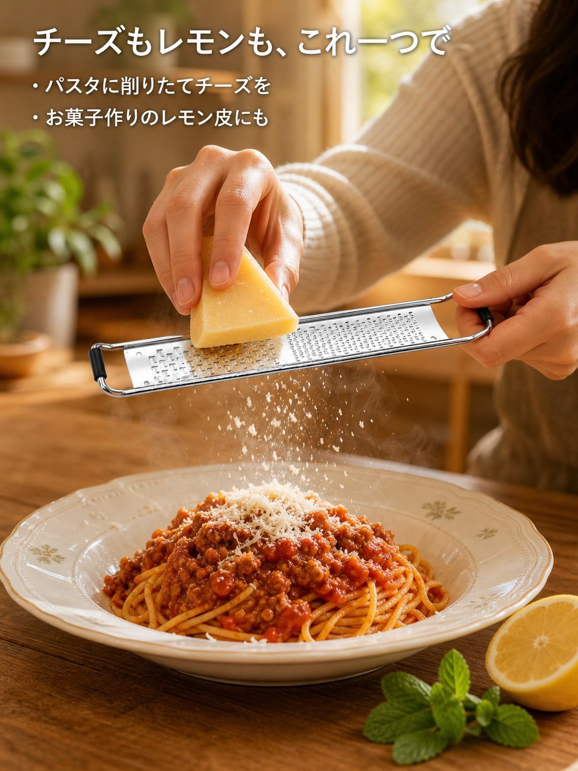 多用途チーズスライサー＆おろし器