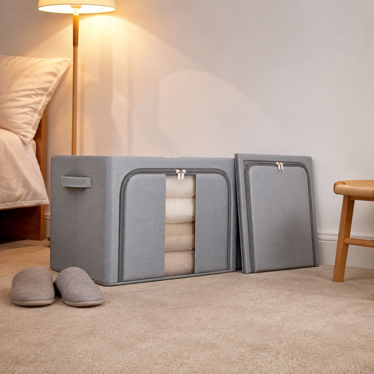 Large Capacity Foldable Wardrobe Storage Box for Home