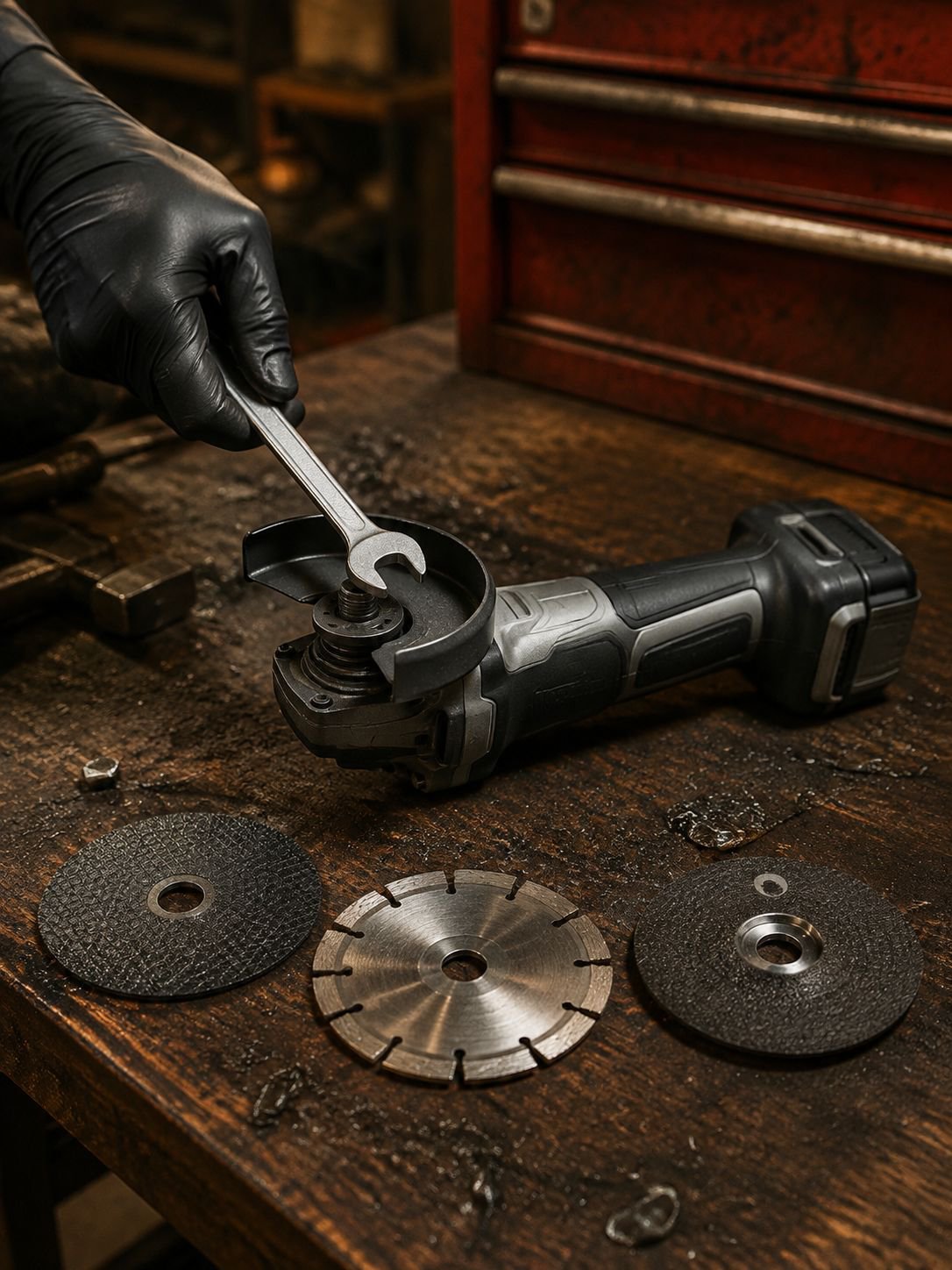 Efficient and portable German angle grinder tool