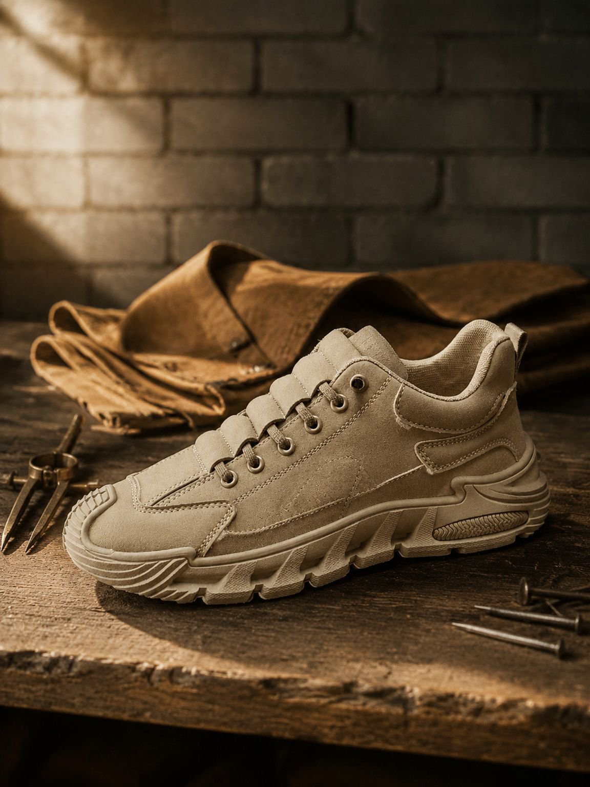 5cm lässige Arbeitskleidung dicke Sohle Schuhe