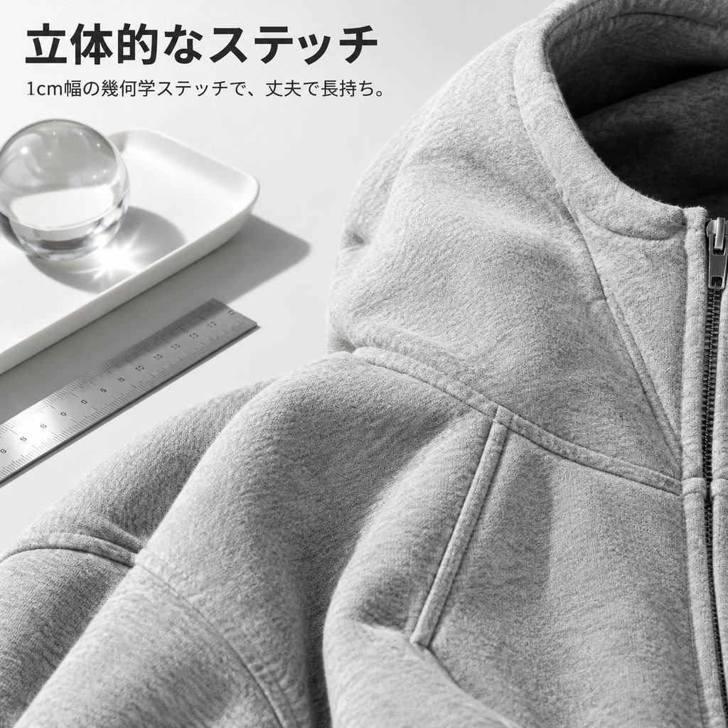 ハイストリートデザイン 切替フード付きスウェット メンズ 冬 裏起毛 ゆったりトレンドアウター