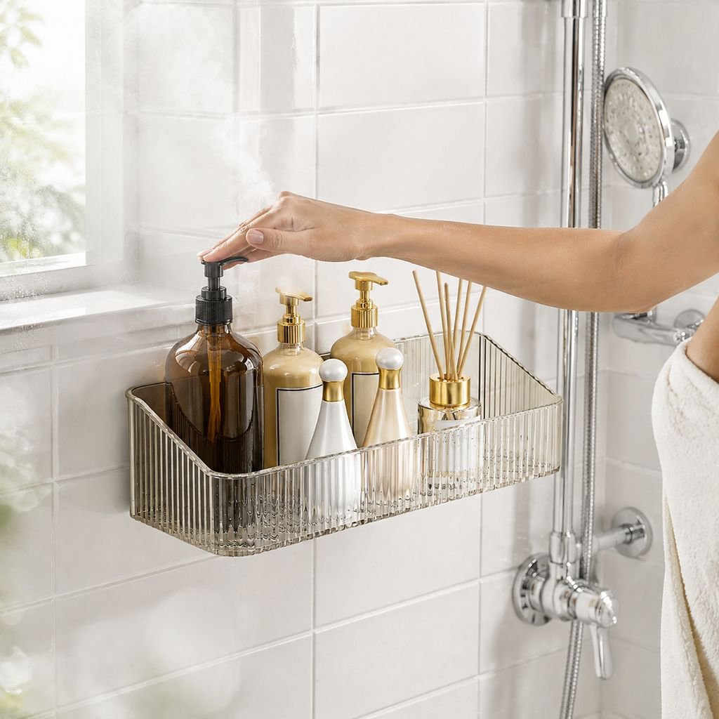 Draining Bathroom Storage Caddy