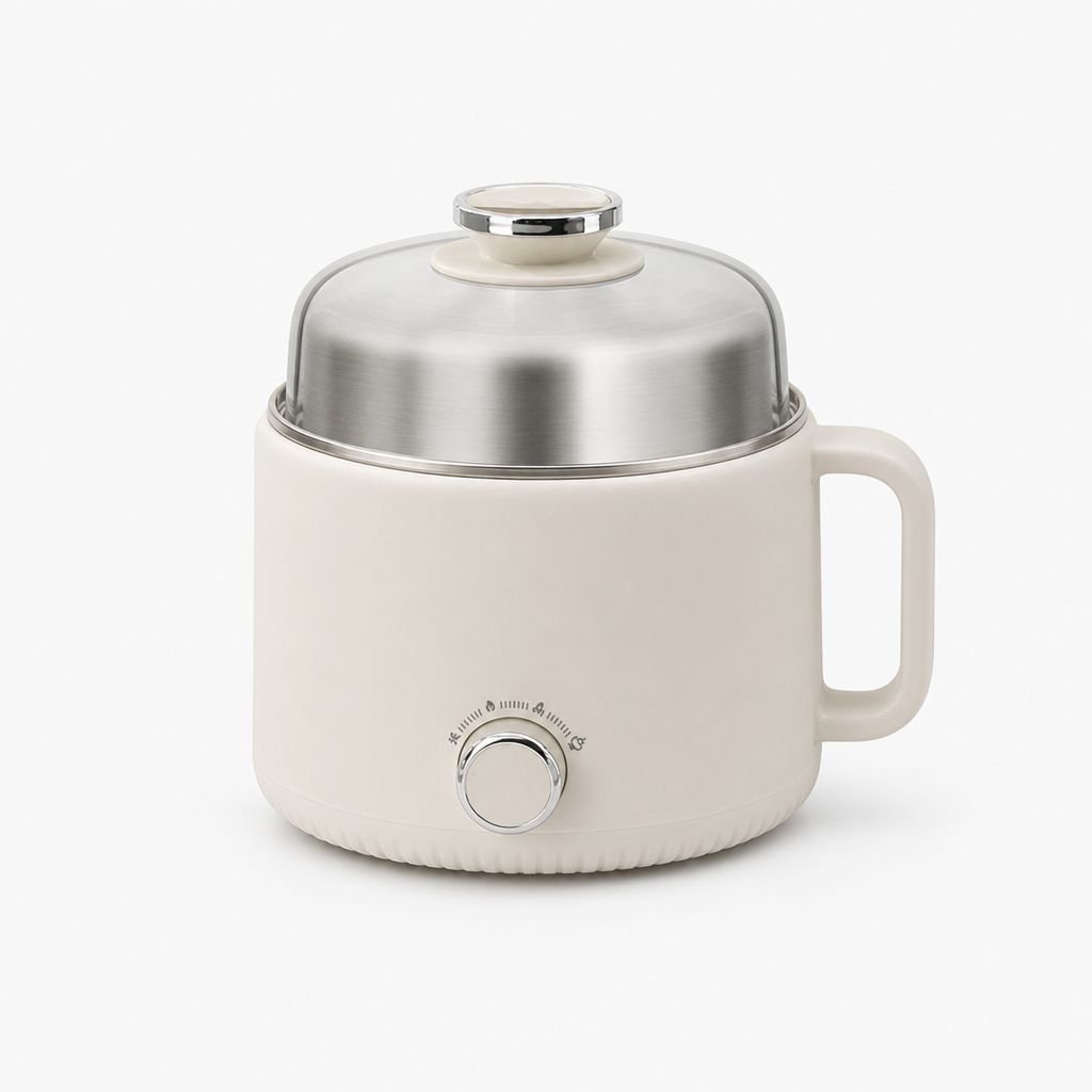 Household Electric Hot Pot for Frying, Steaming, Boiling