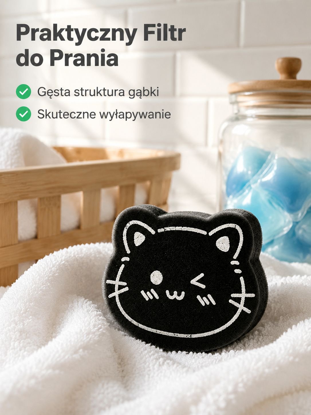 Specjalne kulki filtrujące do pralki – usuwanie kłaczków i włosów