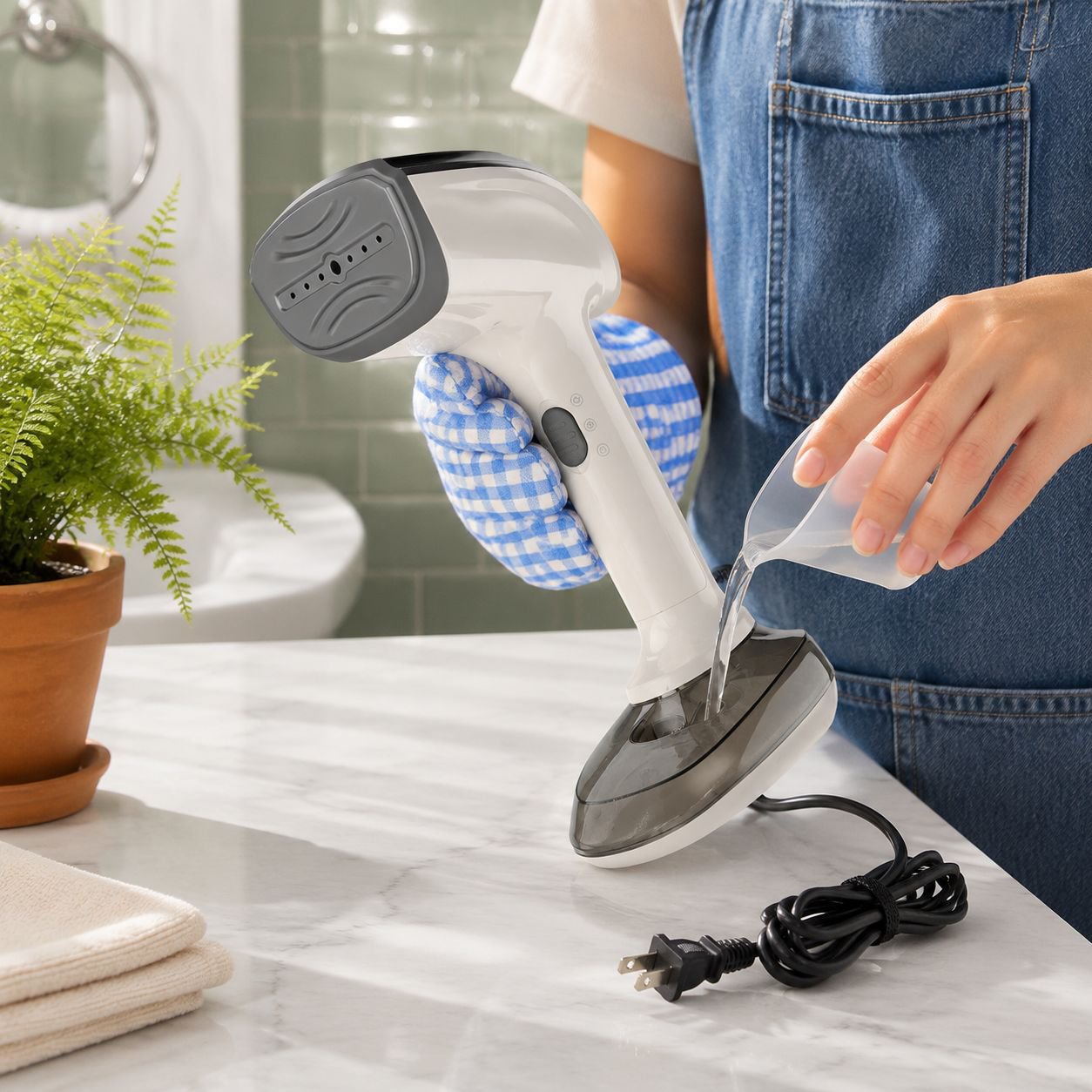 Steam iron clothing steamer [one set of three functions 25 minutes continuous steam] handheld iron 1