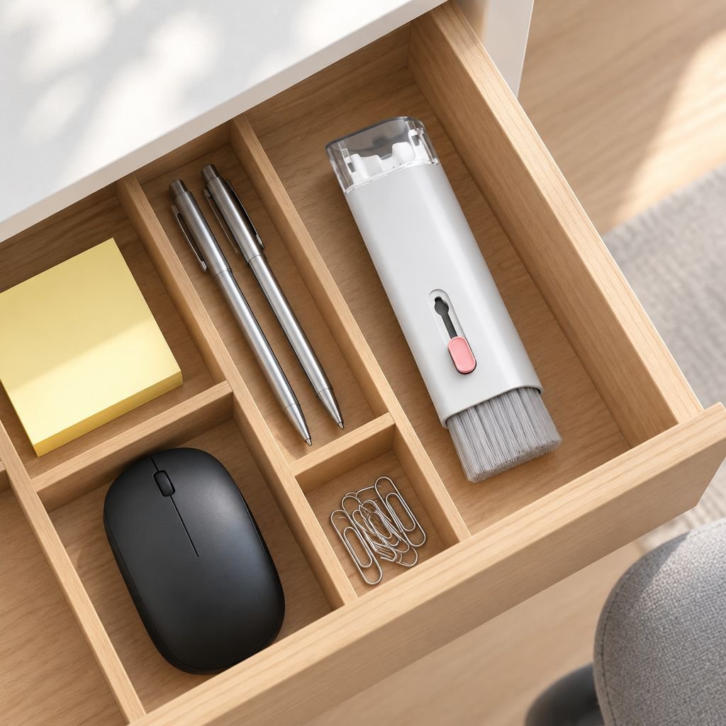Compact 7-in-1 cleaning kit for travel and daily use