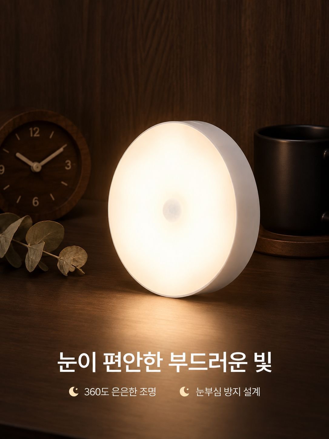 충전식 자석 센서 야간조명
