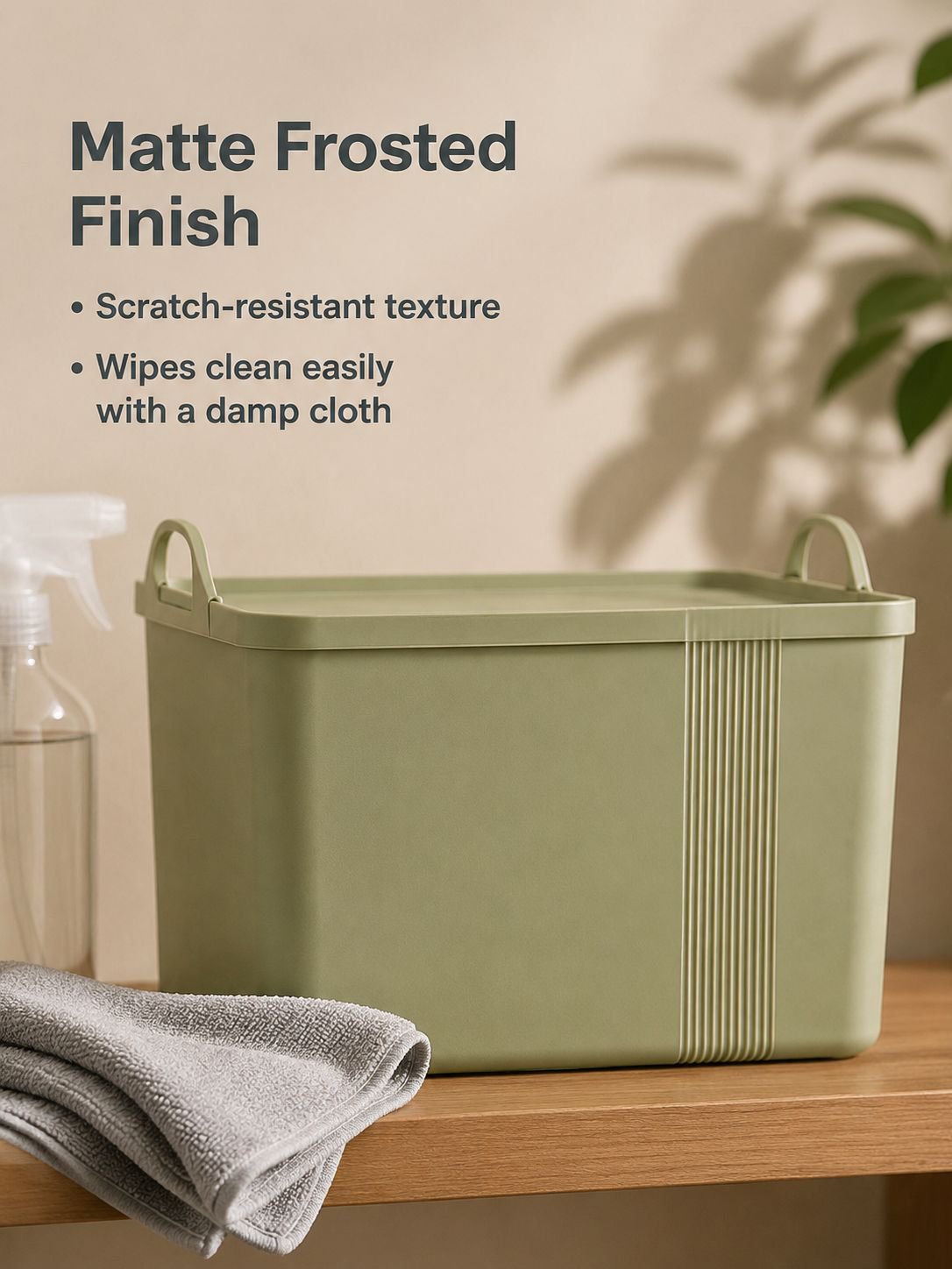 Multipurpose Storage Box showcasing its durability and stylish lid snap closure