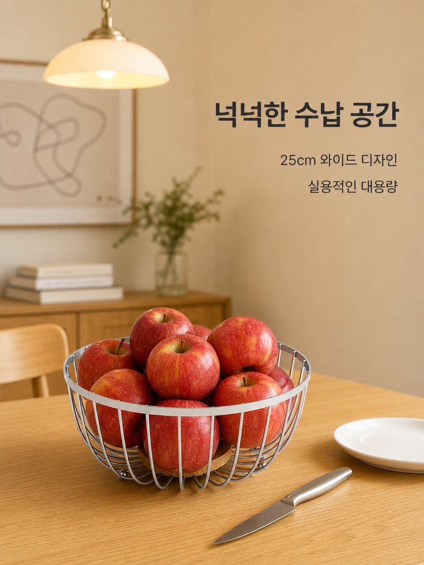 금속 안감이 있는 과일 및 사탕 접시