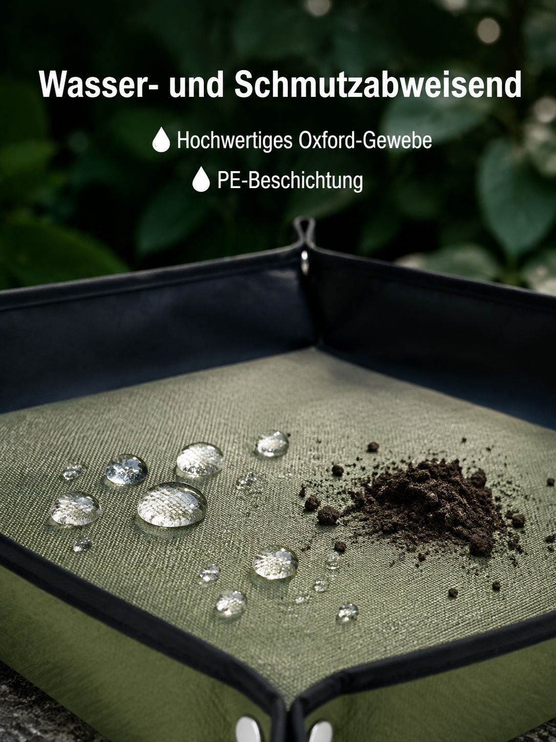 Gartenboden-Wechselmatte für Sukkulenten und Grünpflanzen, Balkon-Bodenmischmatte