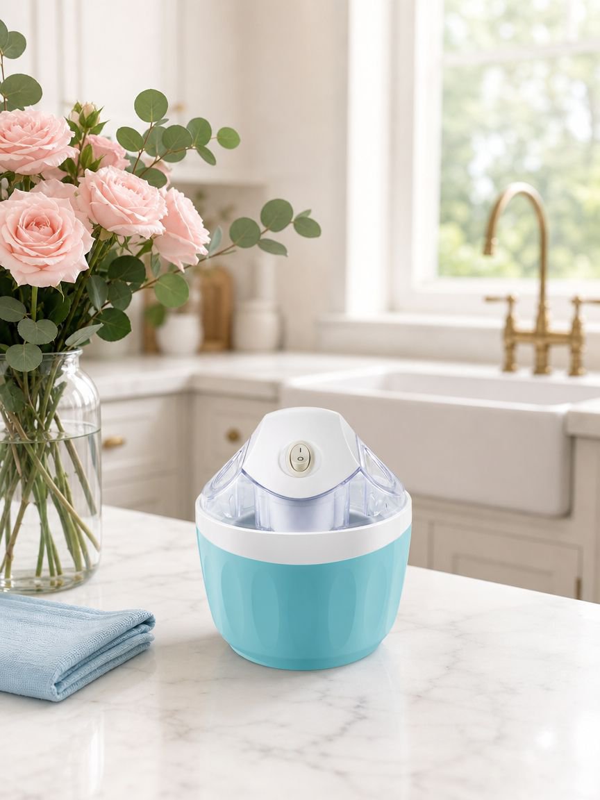 Compact and stylish design of Smart Ice Cream Maker
