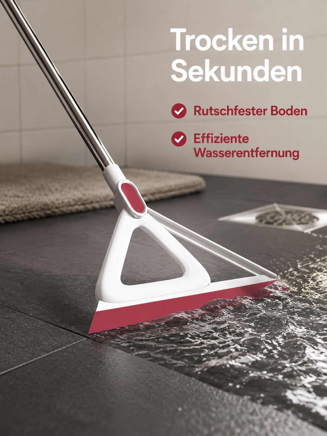 Dreieckiger magischer Bodenwischer