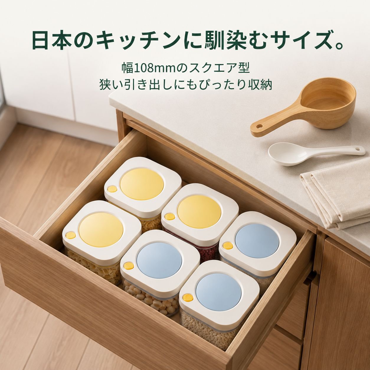食品グレードの真空密封保存容器