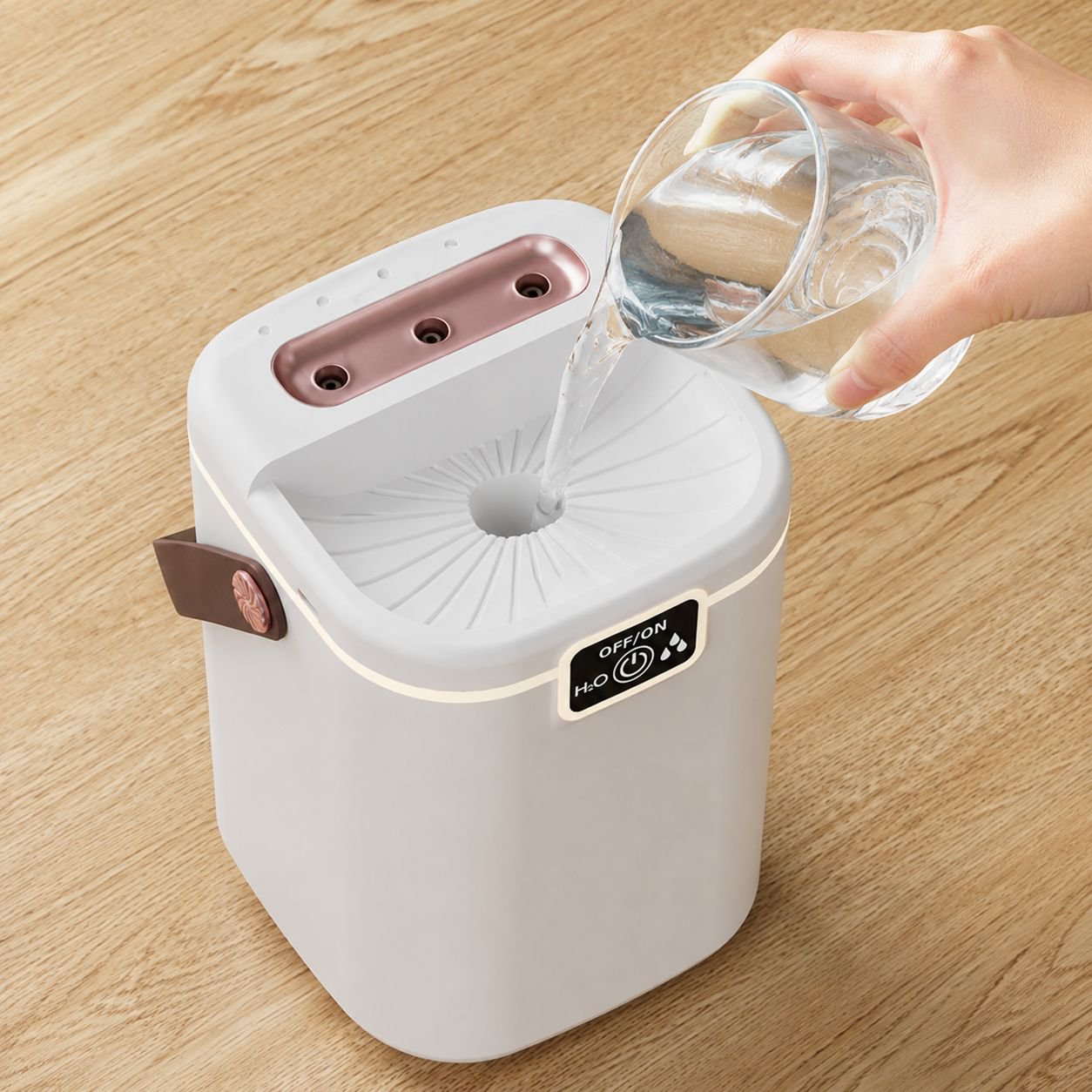 Noise reduction humidifier in modern room
