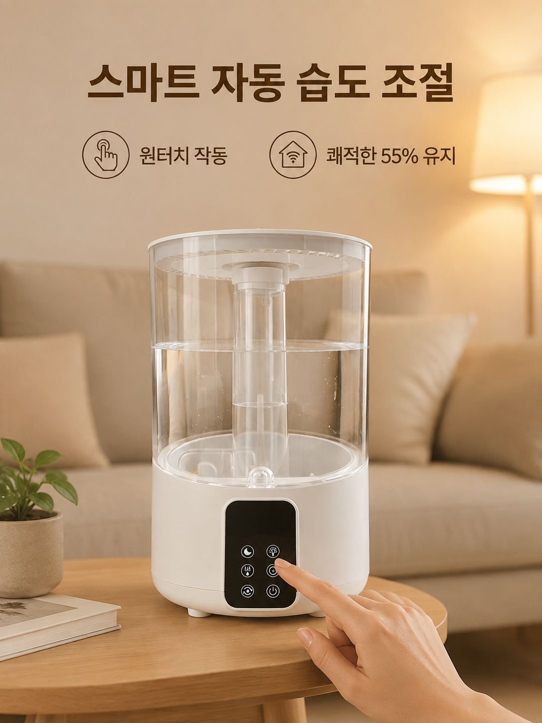 가정용 가습기 대용량 저소음 침실용 에어컨 아기 임산부용 아로마 가습기