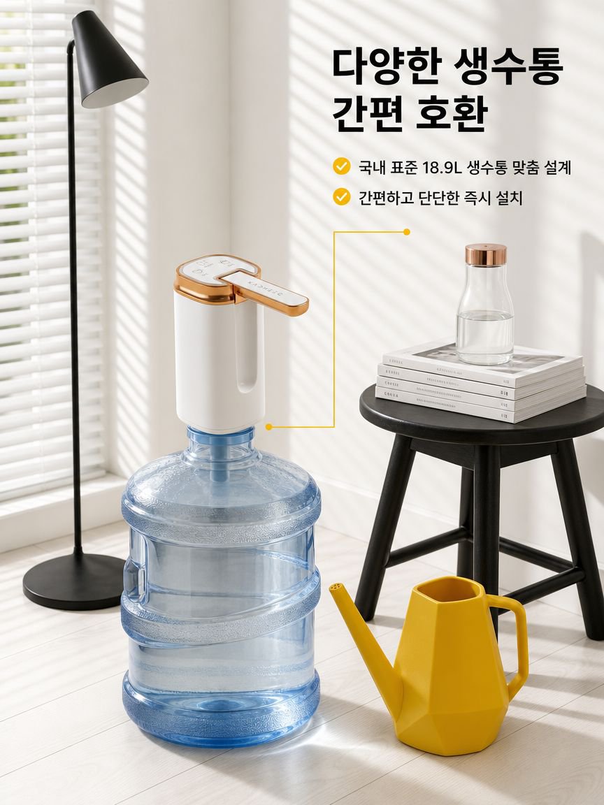 휴대용 접이식 전동 펌프
