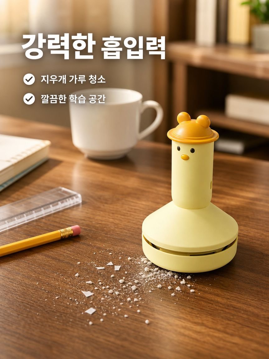 아동용 휴대용 탁상 청소기