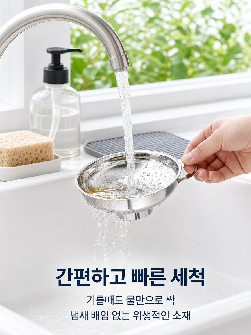 입구가 넓은 분배 깔때기