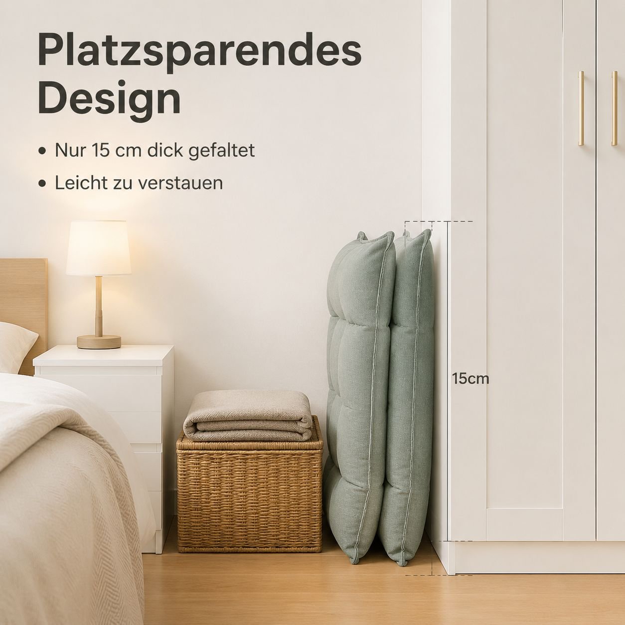Klappbarer Bodensessel