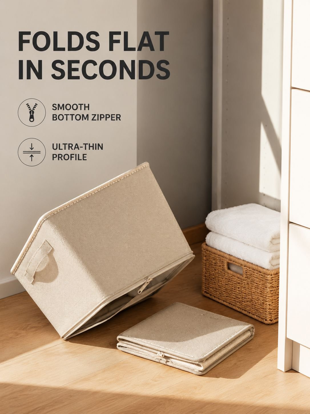 Extra Large Wardrobe Clothes Organizer Storage Box
