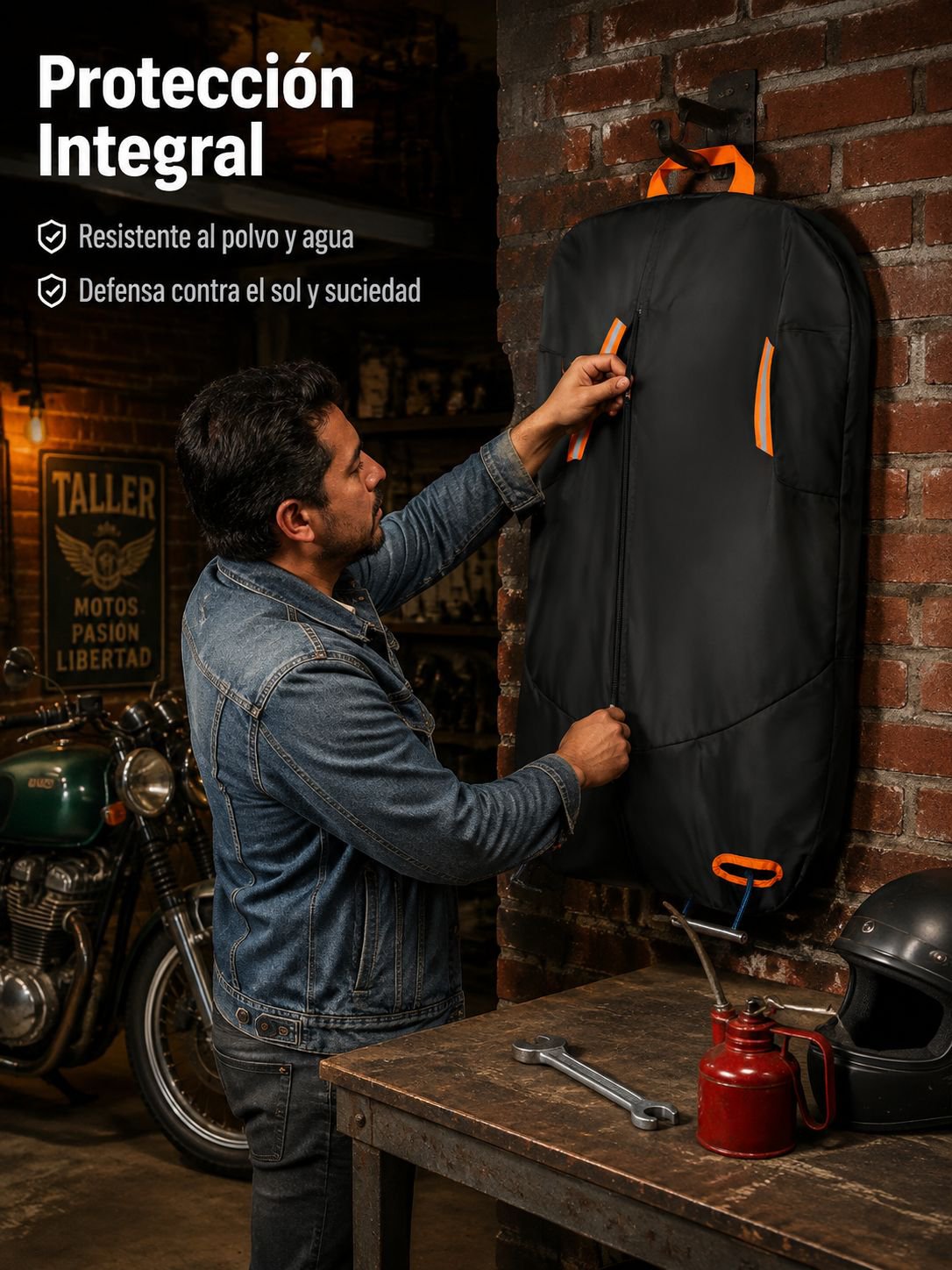 Funda para ropa de moto