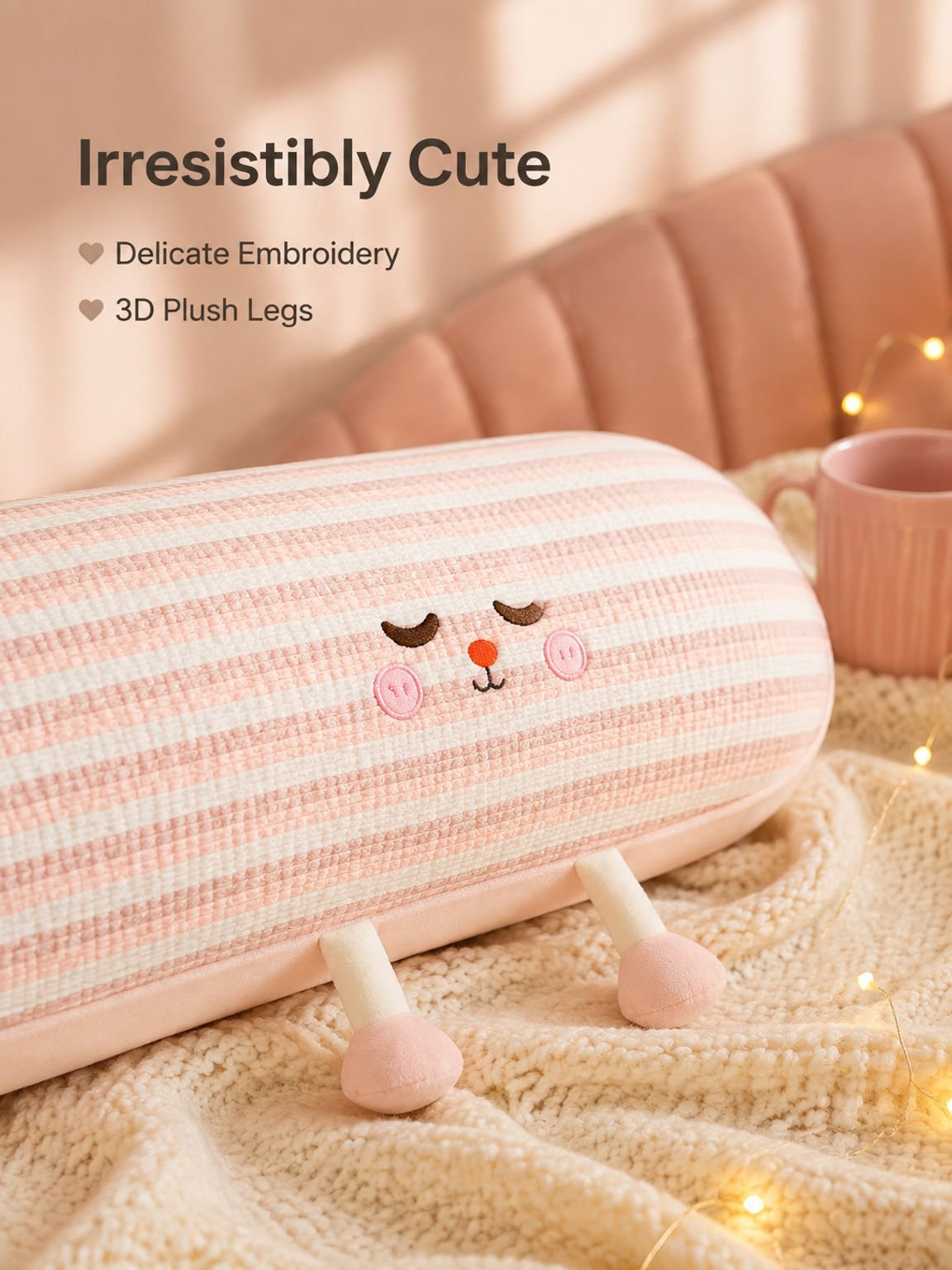 Cooling Ice Silk Long Pillow