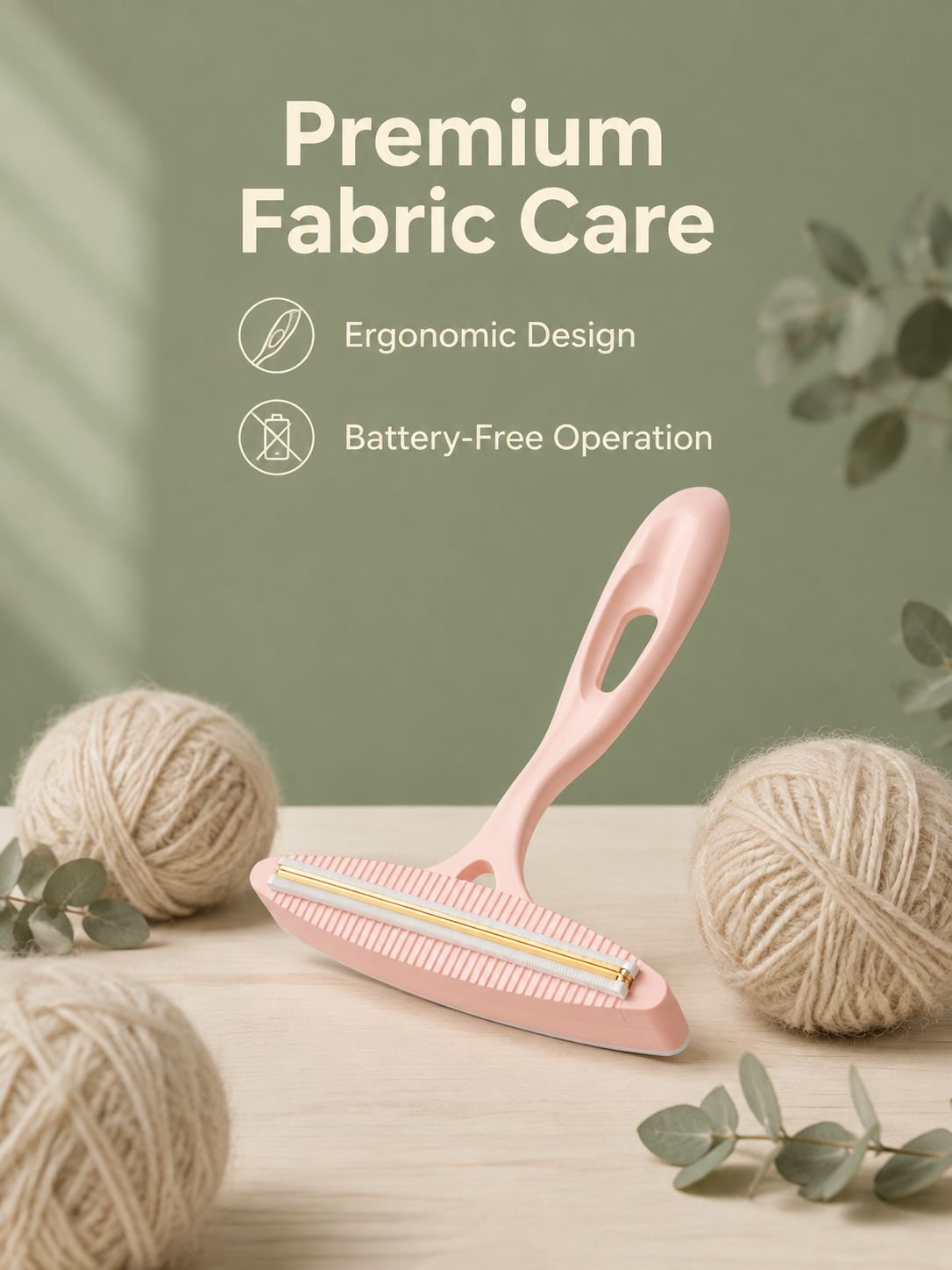 Multifunctional Fabric Lint Remover in use on sweater