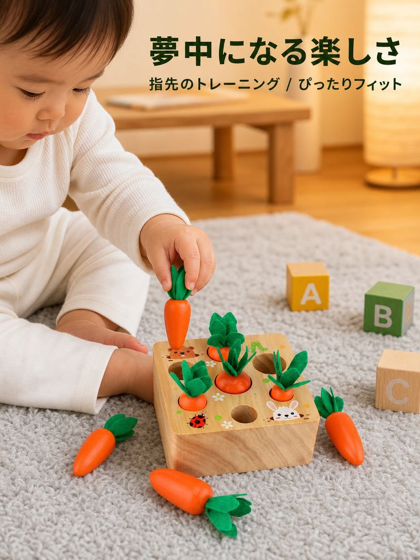 ニンジンパズルおもちゃ