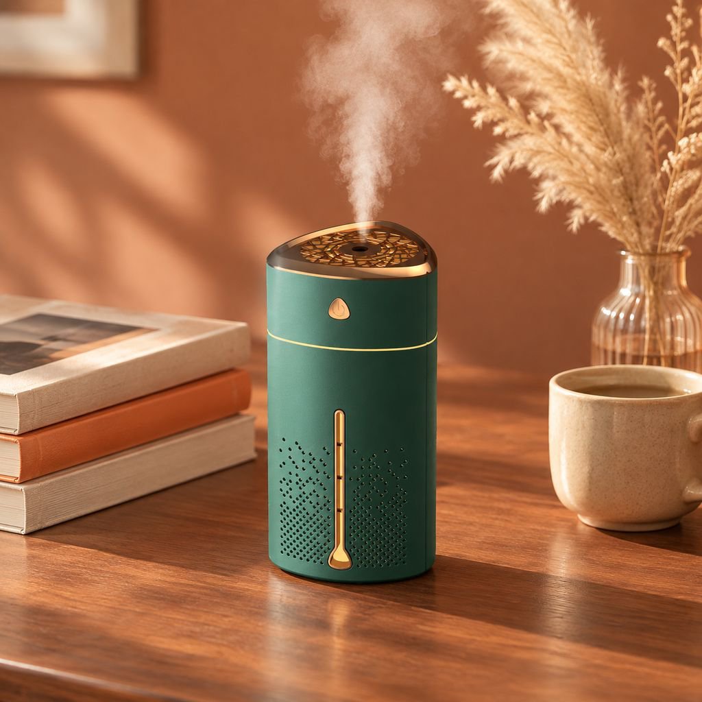 Humidificador Portátil Colorido con Lámpara de Ambiente