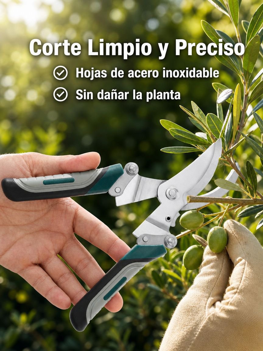 Tijeras de jardinería para árboles frutales y plantas
