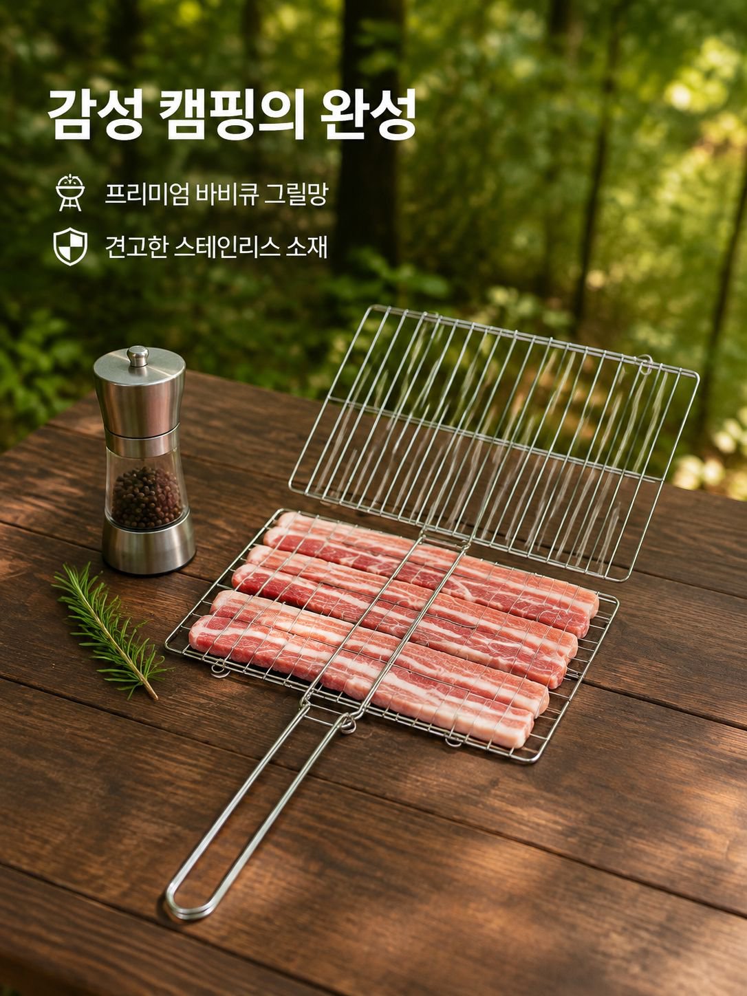 바비큐 그물