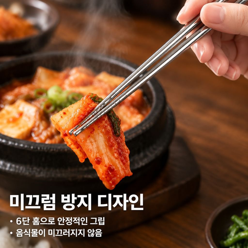 한국식 스테인리스 휴대용 3종 식기세트, 숟가락 젓가락 포크 수납 케이스 선물