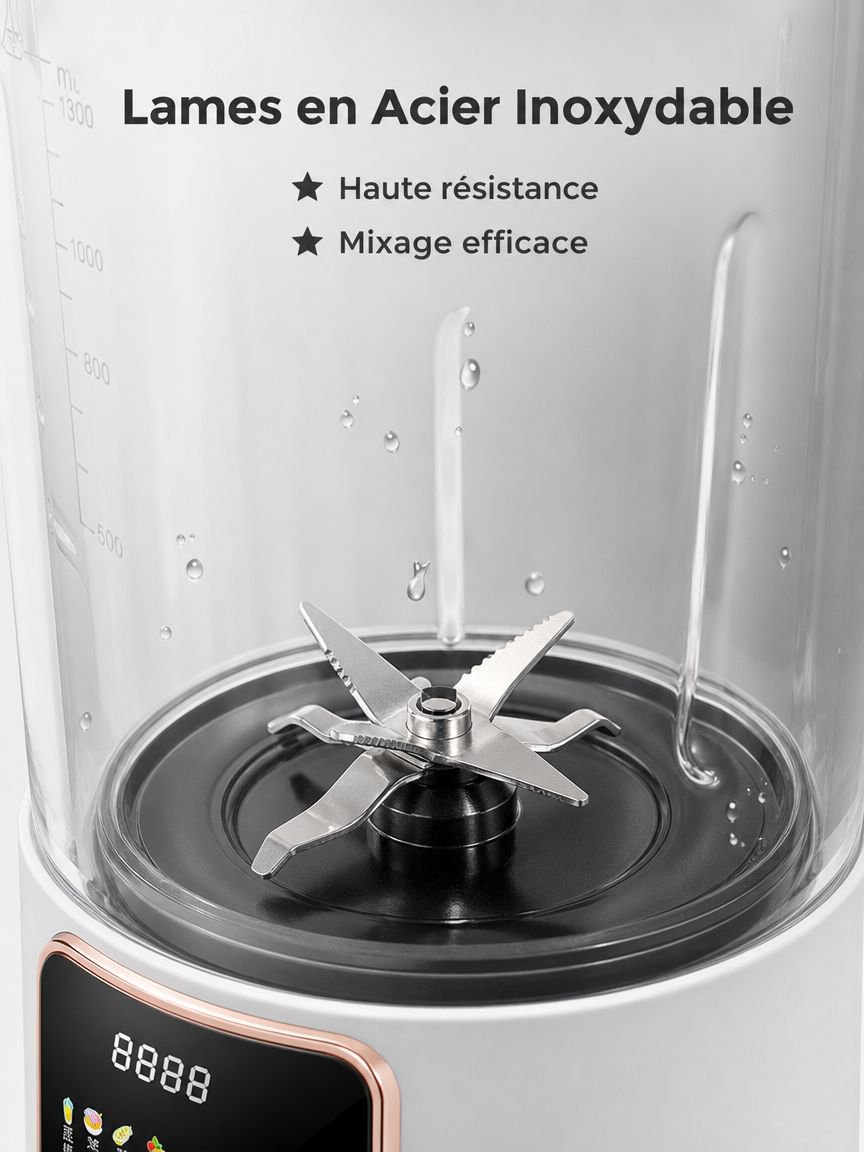 Hachoir à viande et mixeur multifonction grande capacité pour la maison