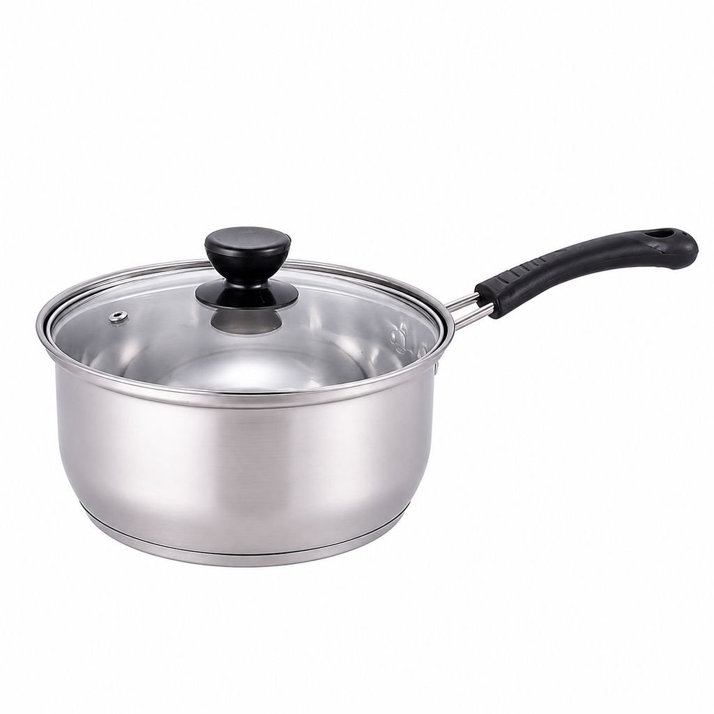 Cazo doméstico de acero inoxidable grueso para leche