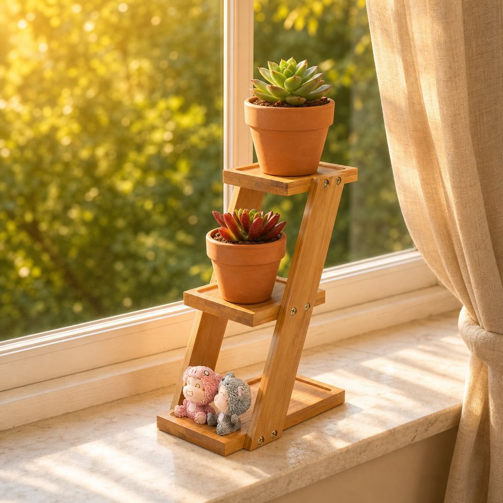 Miniature flower stand for small plants