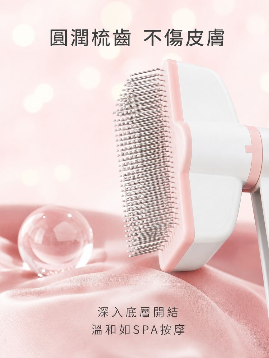 開結寵物去浮毛梳子
