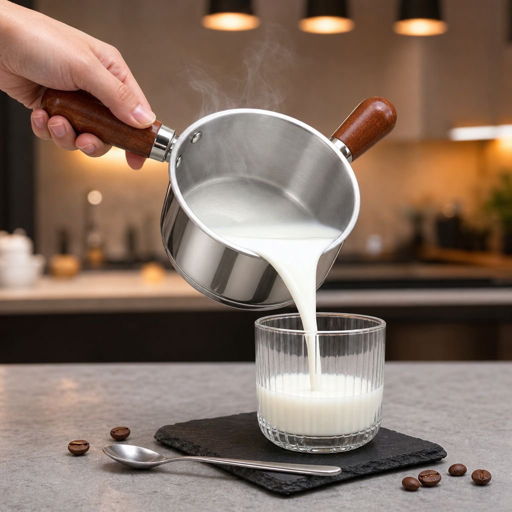 Complementary pot gold handle milk pot salad bowl