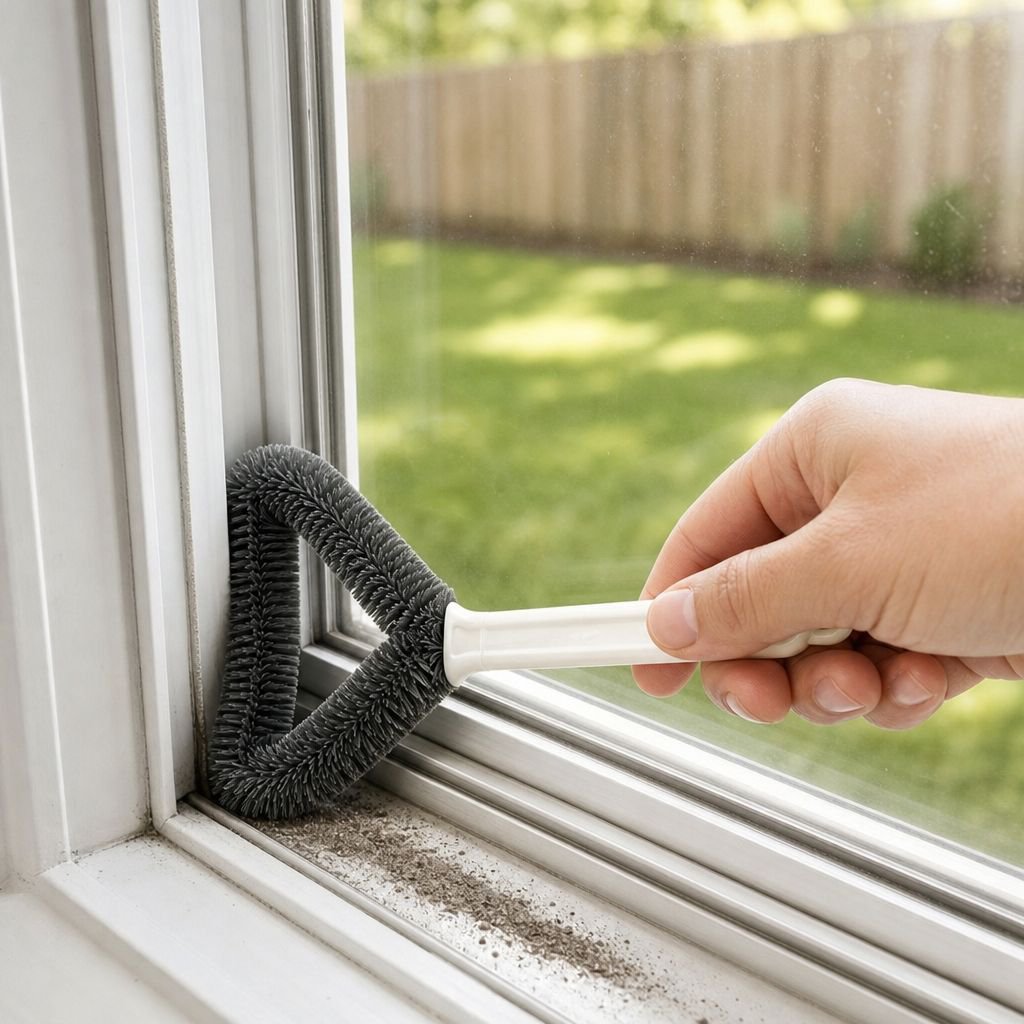 Easy-to-use double-sided window screen cleaner for home